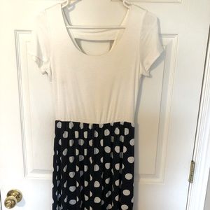 Modcloth Polka dot dress Medium